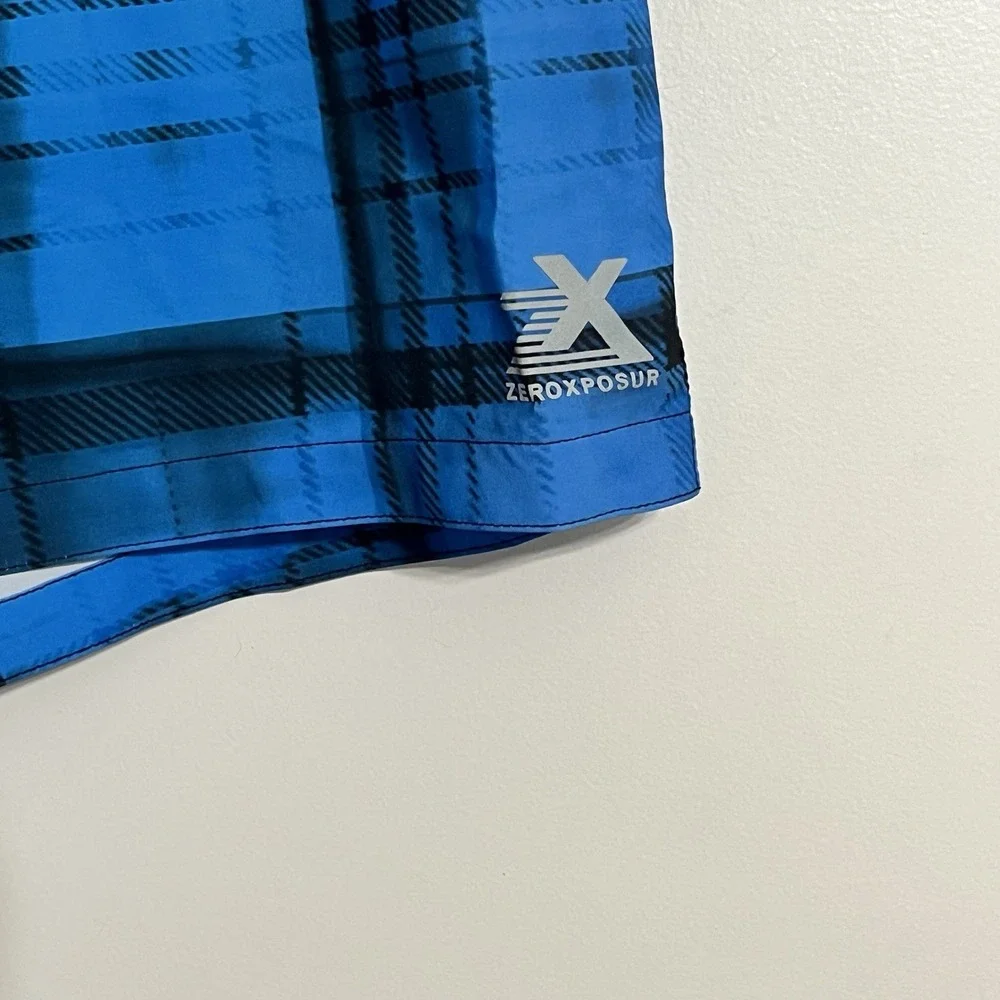 ZeroXposur Sport Size‎ XL Plaid Colorful Swim Trunks Board Shorts